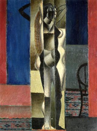 Nude in front of a Mirror