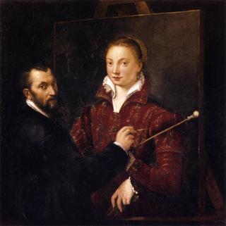 Bernardino Campi painting Sofonisba