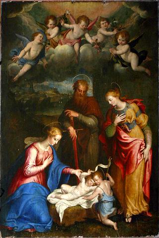 圣母与圣徒保罗，芭芭拉和施洗约翰