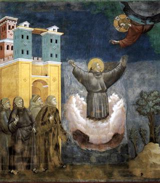 Legend of St Francis: 12. Ecstasy of St Francis (Upper Church, San Francesco, Assisi)