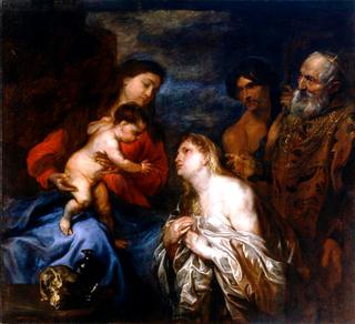Virgin and Child with Repentent Sinners