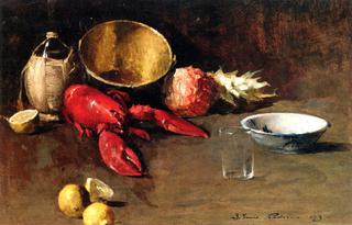 Still Life with Lemons and Lobster