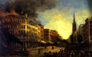 The Burning of Barnum's Museum