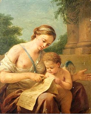Venus Teaching Cupid to Read