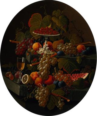 Still LIfe with Fruit, Two Tiers