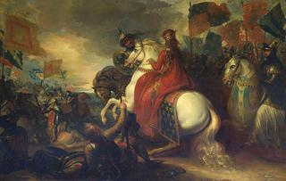 菲利帕女王在内维尔十字军战役中