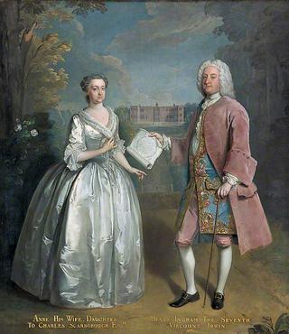 Henry Ingram, 7th Viscount Irwin, and His Wife Anne
