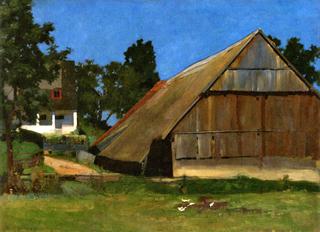 Landscape with Shed and Farmer's House