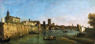 View of Verona with the Castelvecchio and Ponte Scaligero