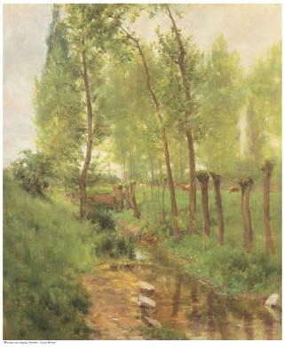 Willows and Stream, Giverny