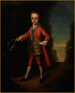 罗伯特·达泽尔阁下小时候的肖像