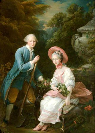 The Prince and Princess Condé, Dressed as Gardeners