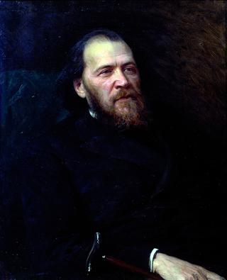 Portrait of Poet Yakov Polonsky