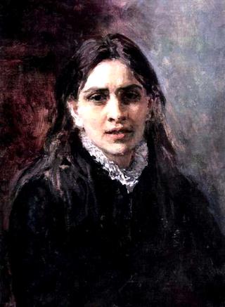 女演员佩拉吉亚·斯特雷佩托娃的肖像