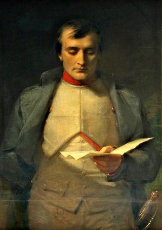 拿破仑一世在读他的退位信