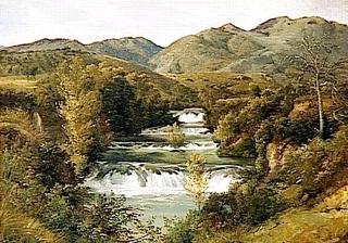 Mountain Landscape with Torrent