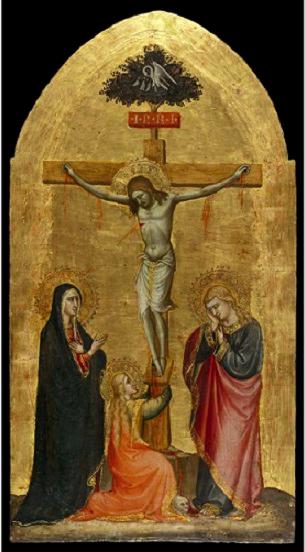 基督与圣母玛利亚抹大拉和圣约翰同钉十字架