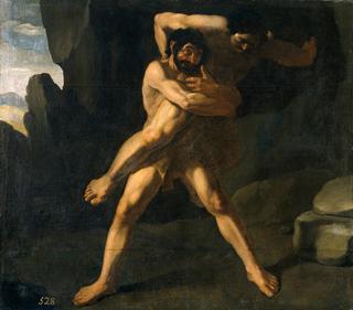 Hercules Wrestling with Antaeus