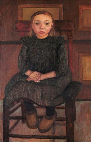 Peasan Child Seated on a Chair