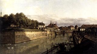 The Moat of the Zwinger in Dresden