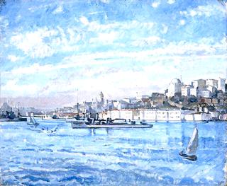 英国军舰在君士坦丁堡