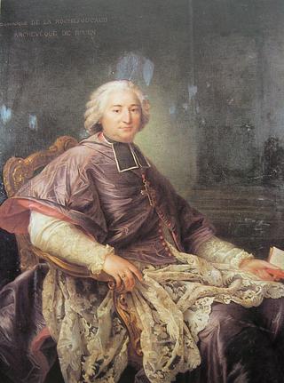 Portrait of Cardinal de la Rochefoucauld, Archbishop of Rouen