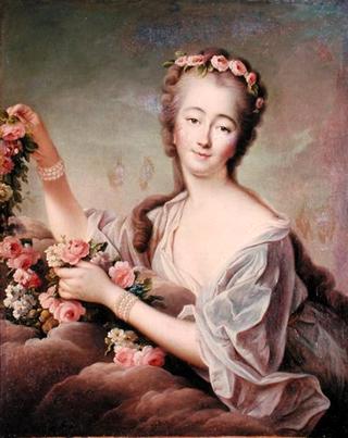 杜巴里伯爵夫人的弗洛拉肖像