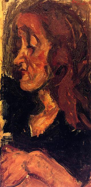Head of a Woman in Profile