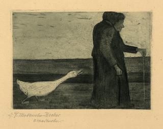 Woman with the goose