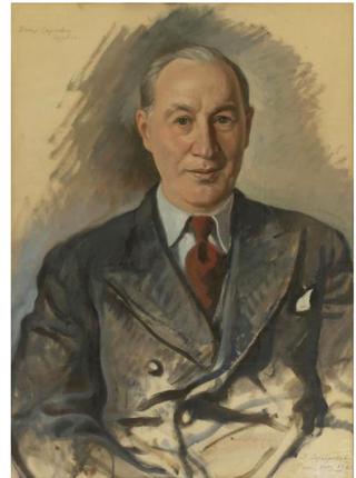 Portrait of Jewish Philanthropist Igor S. Hurwitz