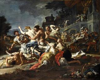 The Battle between Lapiths and Centaurs
