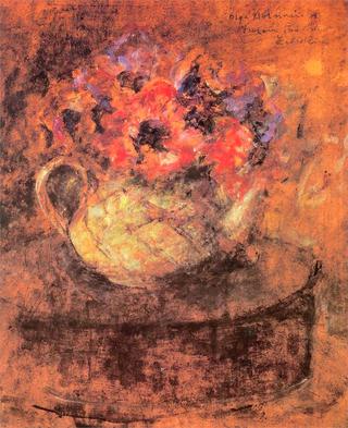 Flowers in a Teapot