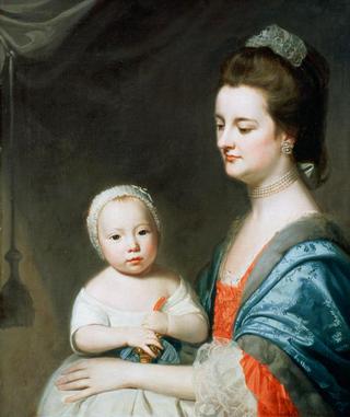 Mrs Marton and her son Oliver