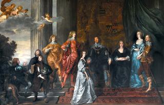 菲利普·赫伯特，彭布罗克第四伯爵，和他的家人