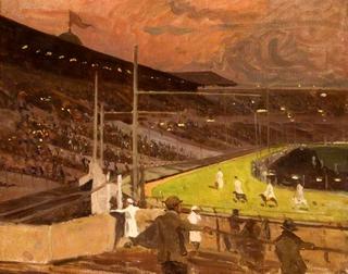 Study for 'The Parade of Dogs at Wembley'