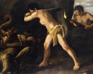 Hercules Fighting the Hydra of Lerna