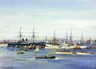亚历山大·涅夫斯基护卫舰和其他船只