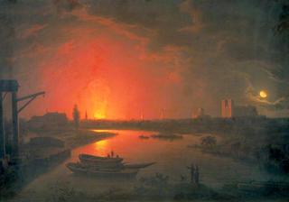 老德鲁里巷剧院着火，伦敦，1809年2月24日