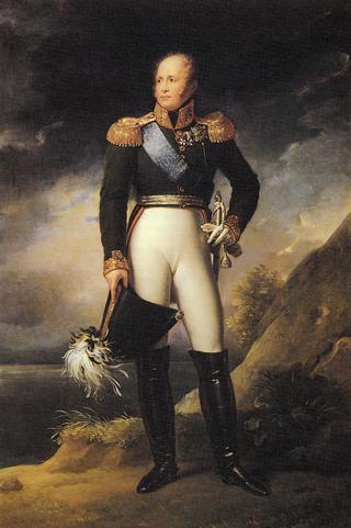 Portrait of Russian emperor Alexander I