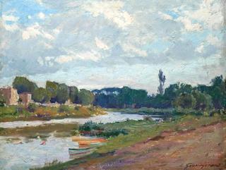 The Marne River at Perreux