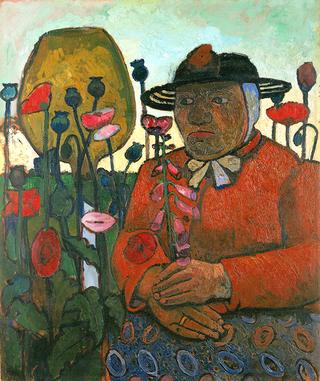 Old Peasant Woman in the Garden