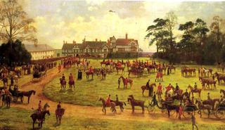 The Cheshire Hunt: The Meet at Calverley Hall