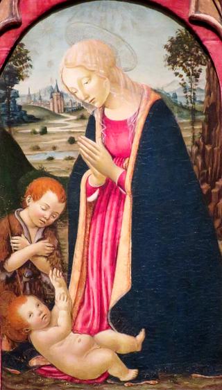 Madonna and Saint John the Baptist Adoring the Child
