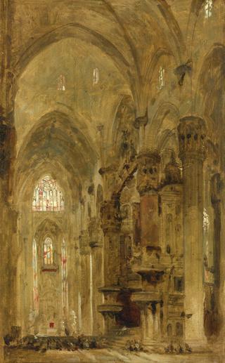 Sketch of the Interior of the Duomo, Milan