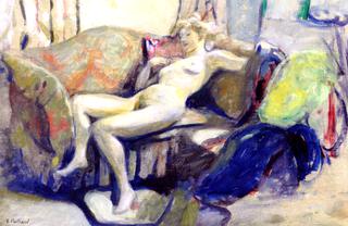 Nude Stretched out on a Sofa