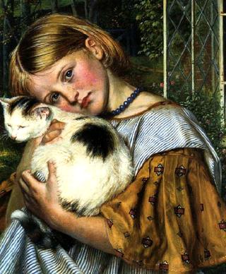 A Girl With A Cat