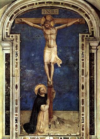 Saint Dominic Adoring the Crucifion