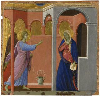 The 'Maestà' Predella Panels: Annunciation