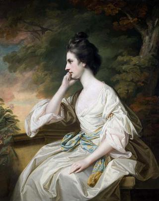 谢伯恩勋爵的女儿安妮·杜顿小姐的画像
