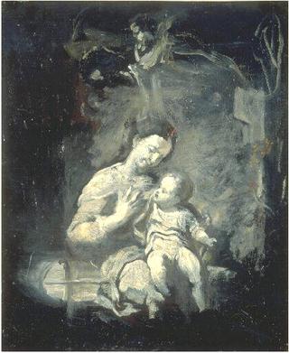 Virgin and Child (after Correggio)